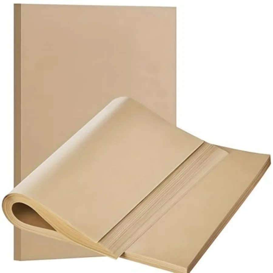 600 Pcs Unbleached Parchment Paper Sheets 15.75 x 11.81 in Brown Non-Stick Baking Paper for Oven and Air Fryer Easy Clean
600 Pcs Unbleached Parchment Paper Sheets 15.75 x 11.81 in Brown Non-Stick Baking Paper for Oven and Air Fryer Easy Clean
