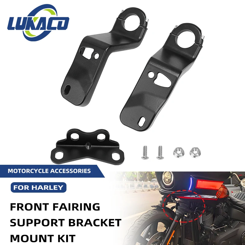 1 Pair Motorcycle Accessories Black Front Full Fairing Support Bracket Mount Kit For Harley Low Rider ST FXLRST 2022 2023 -UP
1 Pair Motorcycle Accessories Black Front Full Fairing Support Bracket Mount Kit For Harley Low Rider ST FXLRST 2022 2023 -UP