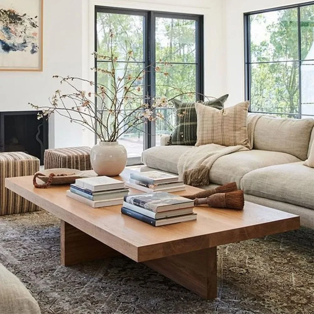 Rustic Solid Wood Coffee Table - Rectangular Farmhouse Centre Table with Cross Legs (47" L x 27.5" W x 18" H)
Rustic Solid Wood Coffee Table - Rectangular Farmhouse Centre Table with Cross Legs (47" L x 27.5" W x 18" H)