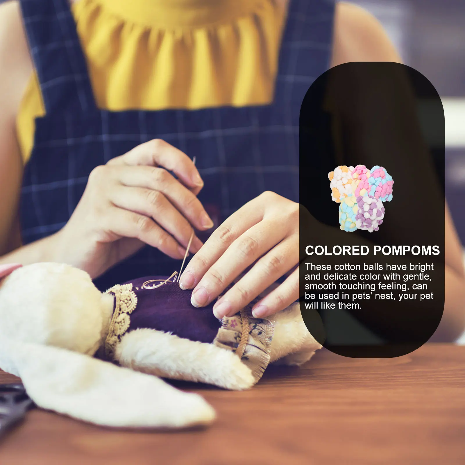 500Pcs Colored Cotton Balls Soft Warm Pom Poms for DIY Crafts Pet Nest Use Multicolor Cotton Balls for Handicrafts
500Pcs Colored Cotton Balls Soft Warm Pom Poms for DIY Crafts Pet Nest Use Multicolor Cotton Balls for Handicrafts