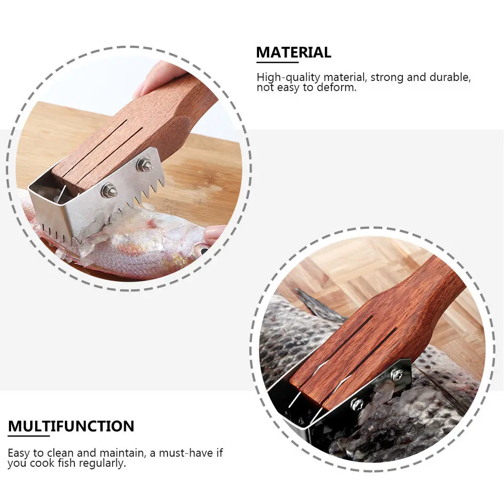 2 шт., щетка для рыбьей чешуи, лезвие из нержавеющей стали, легкие кухонные гаджеты для домашнего ресторана, инструмент для соскабливания рыбы, весы
2 шт., щетка для рыбьей чешуи, лезвие из нержавеющей стали, легкие кухонные гаджеты для домашнего ресторана, инструмент для соскабливания рыбы, весы