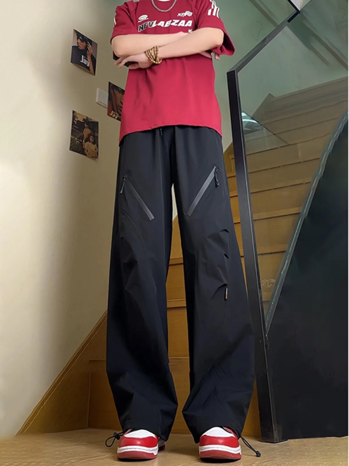 Bla Samurai Paratrooper Mountain Pants Men's Summer Ice Silk Qui Dry Outdoor Work Wide Leg Trousers Casual Pants
Bla Samurai Paratrooper Mountain Pants Men's Summer Ice Silk Qui Dry Outdoor Work Wide Leg Trousers Casual Pants