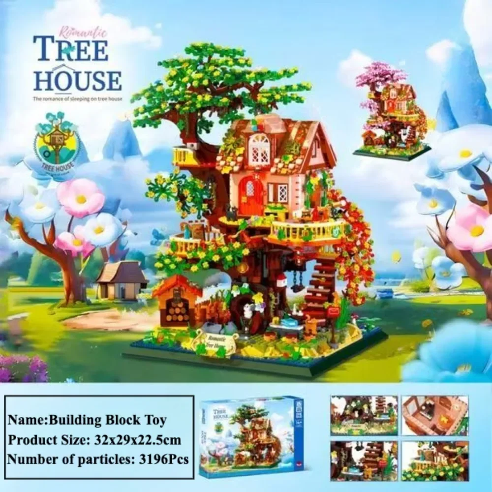 Magical Treehouse Building Blocks Assembled DIY Architecture Bricks Desktop Display Educational Toy for Kids Holiday Gifts
Magical Treehouse Building Blocks Assembled DIY Architecture Bricks Desktop Display Educational Toy for Kids Holiday Gifts