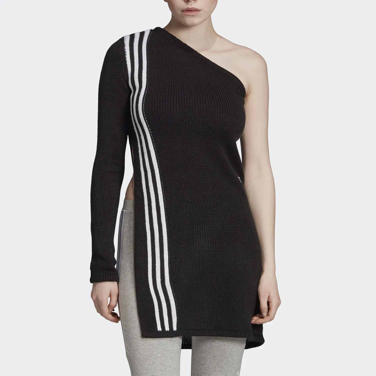 Adidas genuine clover women's irregular slit slim fit knitted sweater EC1043
Adidas genuine clover women's irregular slit slim fit knitted sweater EC1043