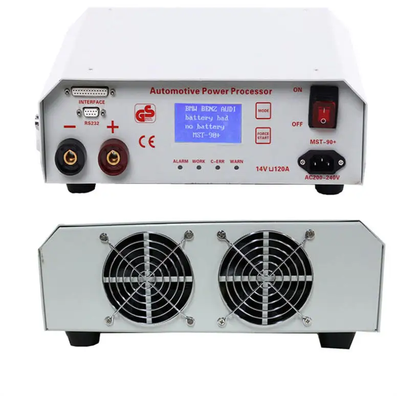 MST-90+ battery voltage regulator & charger (14v 120A) for b-mw ecu coding power stabilizer 220V/110V for 12V lead-acid battery
MST-90+ battery voltage regulator & charger (14v 120A) for b-mw ecu coding power stabilizer 220V/110V for 12V lead-acid battery