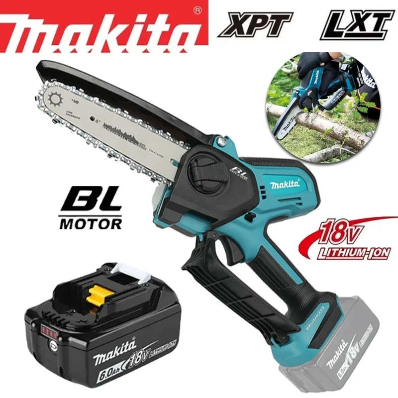 Makita 18V Cordless Chainsaw for Woodworking with Small Handheld Electric 6-inch Logging Sawzall Mini Portable Chainsaw
Makita 18V Cordless Chainsaw for Woodworking with Small Handheld Electric 6-inch Logging Sawzall Mini Portable Chainsaw