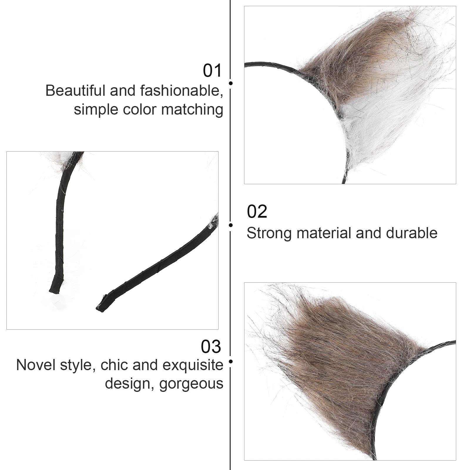 Creative Fox Ear Headband Party Cosplay Hairband Animal Ear Costume Prop For Festival Lovely Headwear Cosplay
Creative Fox Ear Headband Party Cosplay Hairband Animal Ear Costume Prop For Festival Lovely Headwear Cosplay