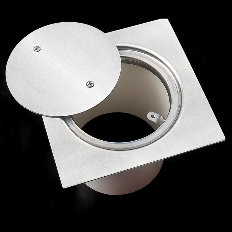 15cm Stainless Steel Square Shower Floor Drain Tile Sewer Pipe Cap Plug Anti-blocking Sealing Cover for Outdoor Balcony
15cm Stainless Steel Square Shower Floor Drain Tile Sewer Pipe Cap Plug Anti-blocking Sealing Cover for Outdoor Balcony
