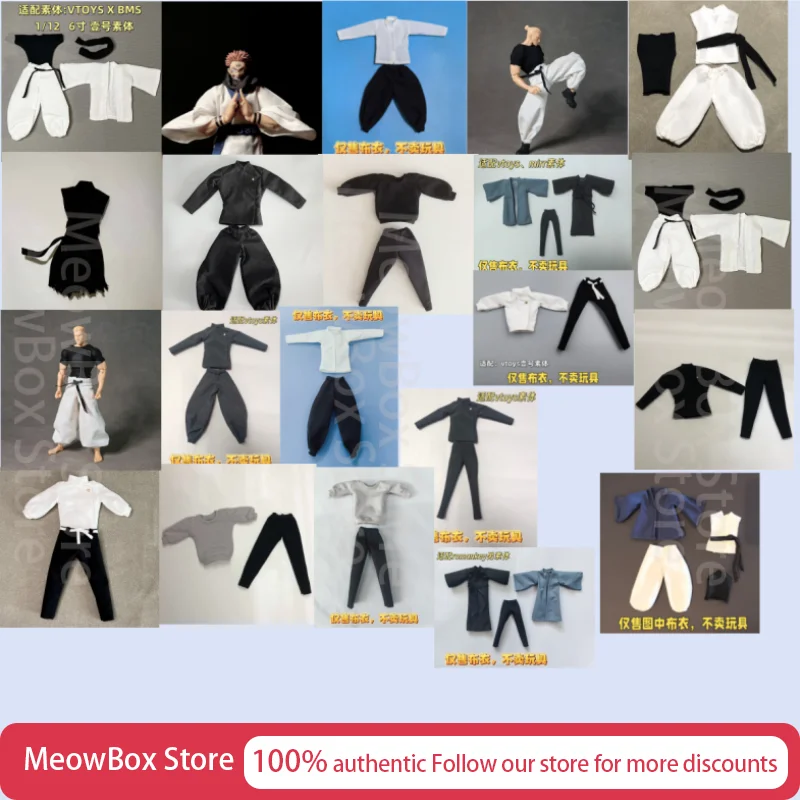 1/6 Scale Jujutsu Kaisen Ryomen Sukuna Outfit White Long-Sleeve Shirt Top Model Compatible With 12-Inch Soldier Action Figure
1/6 Scale Jujutsu Kaisen Ryomen Sukuna Outfit White Long-Sleeve Shirt Top Model Compatible With 12-Inch Soldier Action Figure
