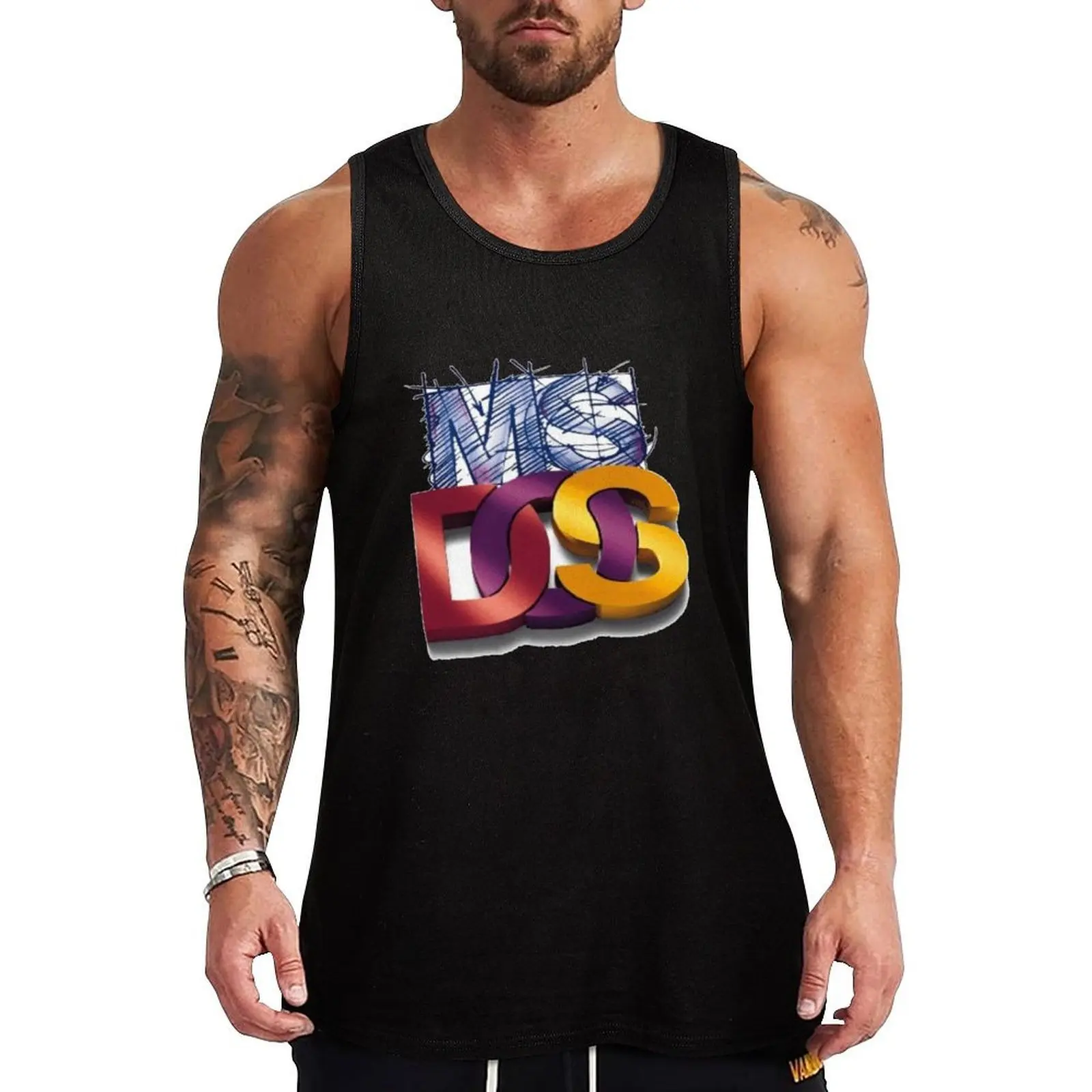 MS-DOS Tank Top Retro Graphic Tank Top Vintage Print Sleeveless Shirt
MS-DOS Tank Top Retro Graphic Tank Top Vintage Print Sleeveless Shirt