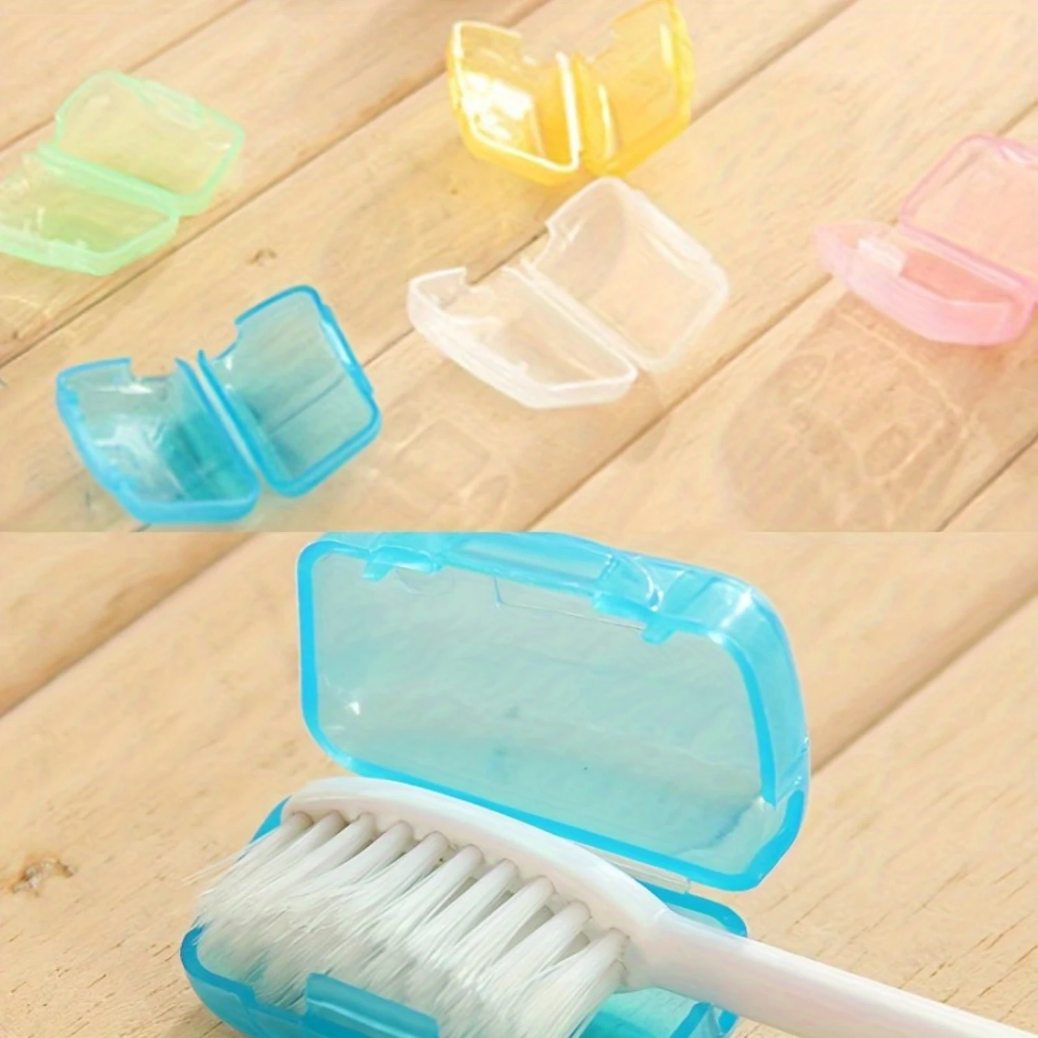 5pcs Portable Toothbrush Holder Set - Non-, Floor Stand Toothbrush Case, Durable Plastic Bathroom Accessory & Travel Toothbrush
5pcs Portable Toothbrush Holder Set - Non-, Floor Stand Toothbrush Case, Durable Plastic Bathroom Accessory & Travel Toothbrush