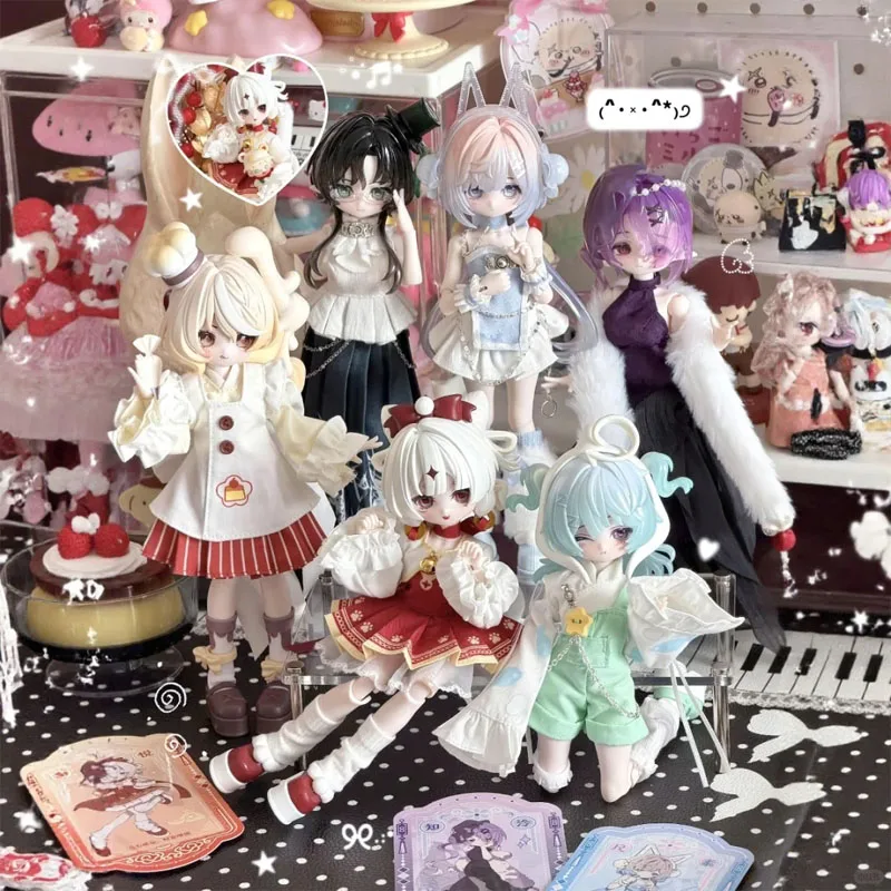 Come4free Minty V3 Lucky Little Sign Spirit Series Blind Box Cute Doll Movable 1/8 Bjd Action Figure Mystery Boxe Christmas Gift
Come4free Minty V3 Lucky Little Sign Spirit Series Blind Box Cute Doll Movable 1/8 Bjd Action Figure Mystery Boxe Christmas Gift