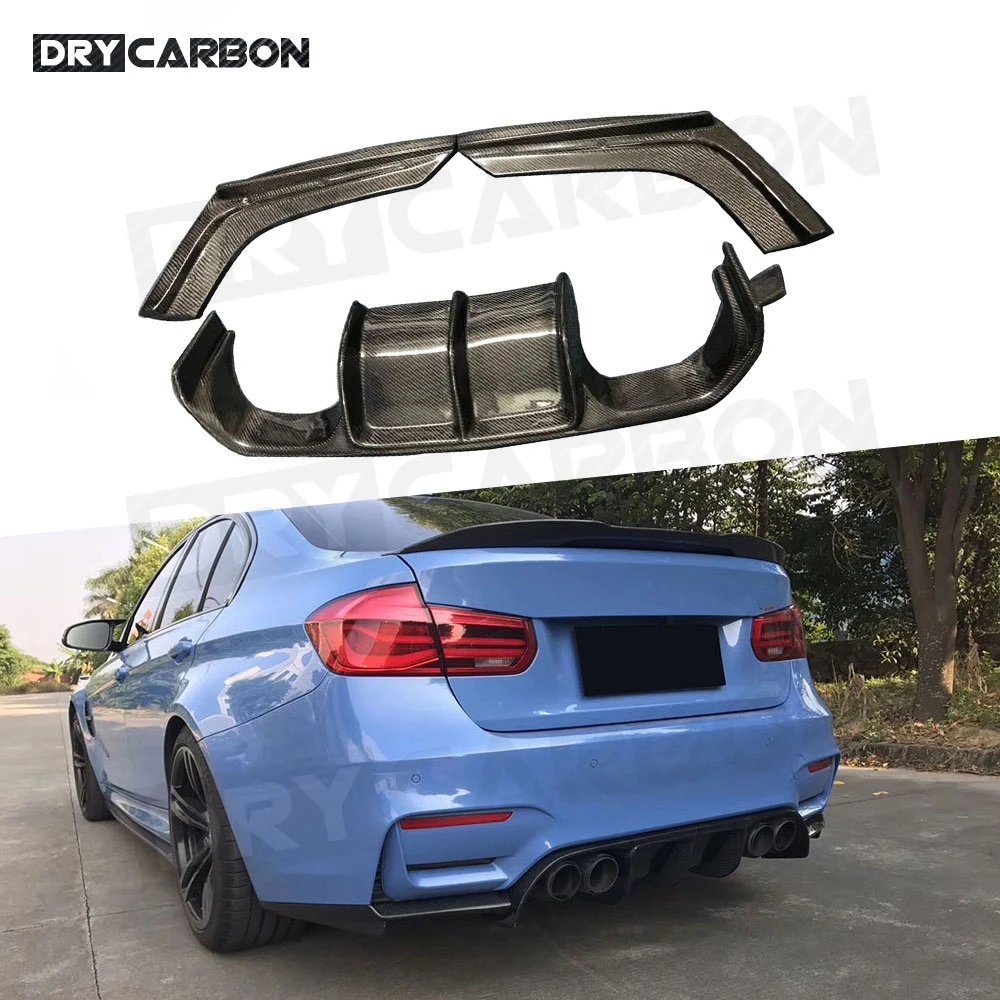 V Style Carbon Fiber Body Kit Car Rear Bumper Diffuser Lip Spoiler for BMW 3 4 Series F80 M3 F82 F83 M4 2014-2017 Rear Splitter
V Style Carbon Fiber Body Kit Car Rear Bumper Diffuser Lip Spoiler for BMW 3 4 Series F80 M3 F82 F83 M4 2014-2017 Rear Splitter