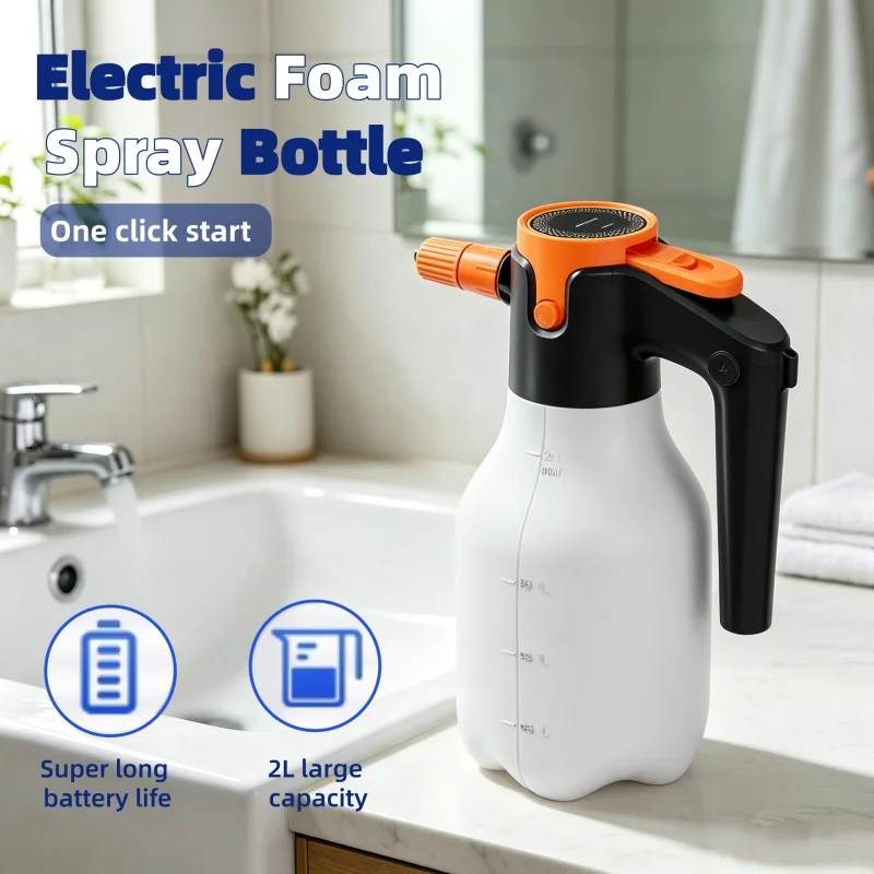 2L Electric Watering Can Adjustable Nozzle Non-Slip Handle Gardening Sprayer Rechargeable Household Handle Watering Kettle
2L Electric Watering Can Adjustable Nozzle Non-Slip Handle Gardening Sprayer Rechargeable Household Handle Watering Kettle