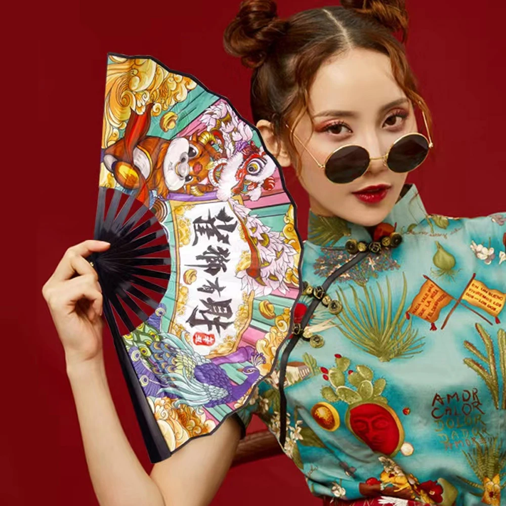 Rainbow Folding Fans Chinese Hand Fan Wedding Party Decoration Ornaments Women Men DJ Dance Festival Colorful Folding Fan Gift
Rainbow Folding Fans Chinese Hand Fan Wedding Party Decoration Ornaments Women Men DJ Dance Festival Colorful Folding Fan Gift