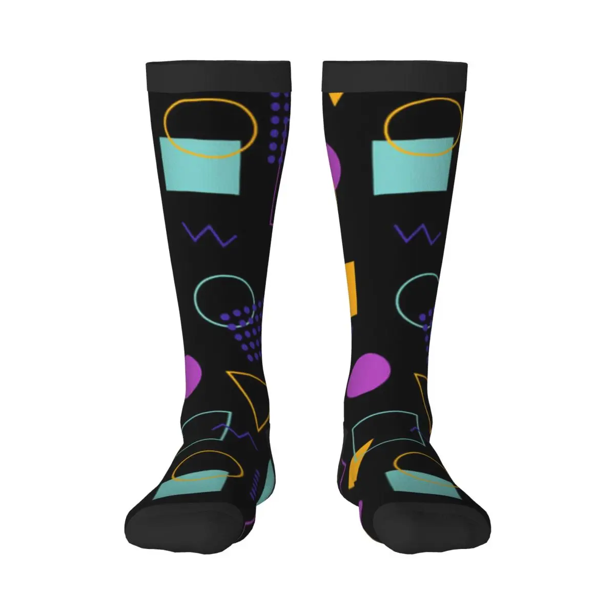 1 Pack Geometric Memphis Style Over-knee Long Socks Middle High School Socks
1 Pack Geometric Memphis Style Over-knee Long Socks Middle High School Socks