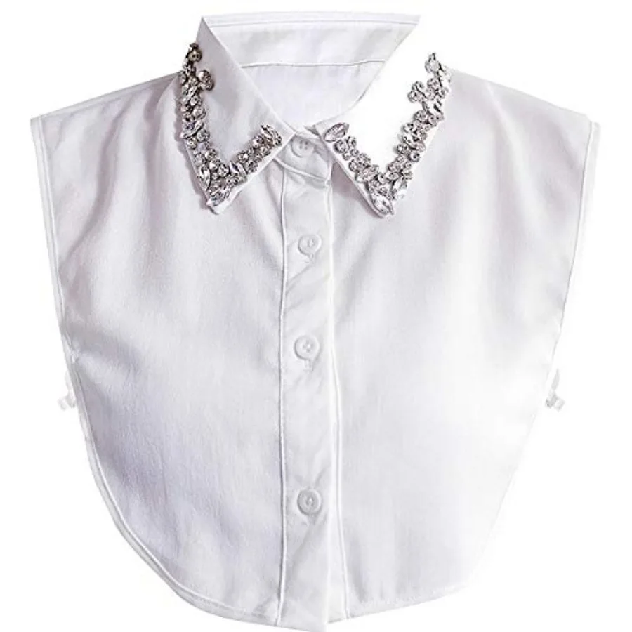 Stylis Detacable Fake Collar alf Sirt Blou Con Fal Collar W
Stylis Detacable Fake Collar alf Sirt Blou Con Fal Collar W
