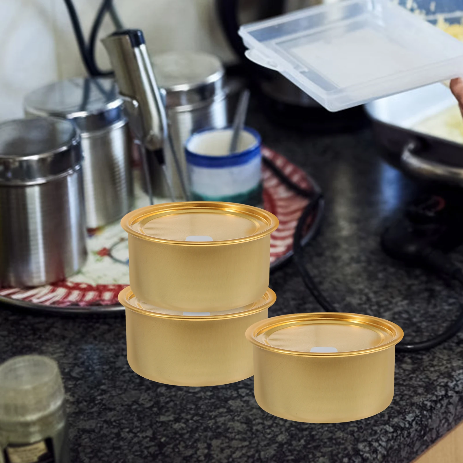10 Pcs Round Tin with Lid Food Empty Coffee Cans Storage Tins Lids Metal Aluminum
10 Pcs Round Tin with Lid Food Empty Coffee Cans Storage Tins Lids Metal Aluminum