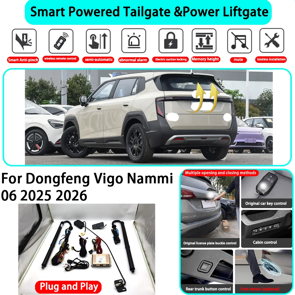 for Dongfeng Vigo Nammi 06 2025 2026 Smart Automatic Powered Tailgate Electric Power Tailgate Lift Kit Key Close Plug and Play
for Dongfeng Vigo Nammi 06 2025 2026 Smart Automatic Powered Tailgate Electric Power Tailgate Lift Kit Key Close Plug and Play