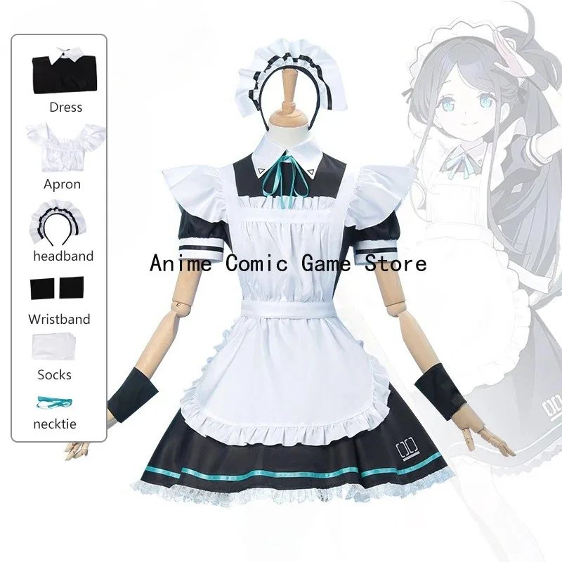 in Stock XS-2XL Tendou Arisu Blue Archive Cosplay Maid Dress Wig Anime Game Project MX Cosplay Halloween Party Outfit for Women
in Stock XS-2XL Tendou Arisu Blue Archive Cosplay Maid Dress Wig Anime Game Project MX Cosplay Halloween Party Outfit for Women