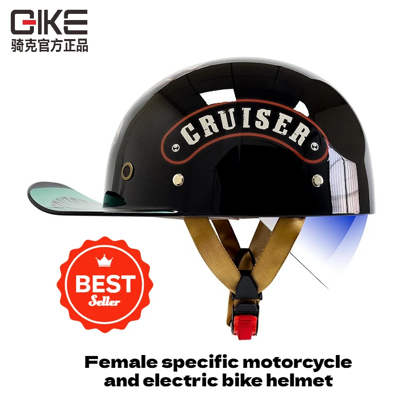 Qike Cute Baseball Cap-Style Helmet for Women, Scooter & Motorcycle Beanie Helmet, All-Season Retro Half-Face Riding Helmet
Qike Cute Baseball Cap-Style Helmet for Women, Scooter & Motorcycle Beanie Helmet, All-Season Retro Half-Face Riding Helmet