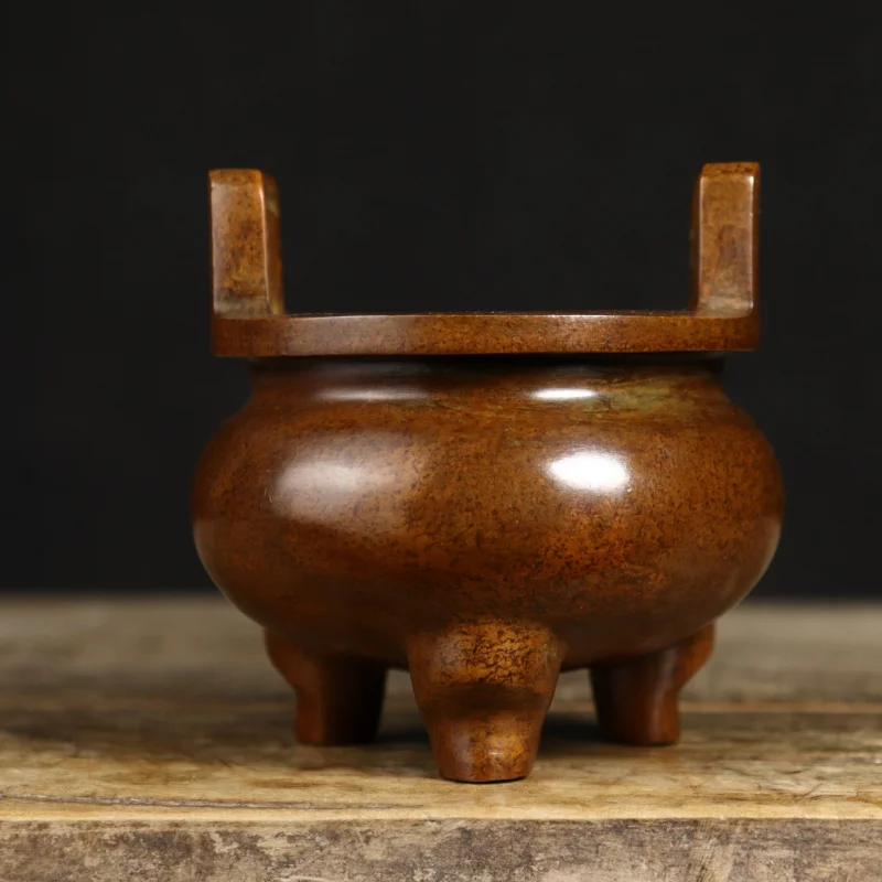 New Suzhou-style three-legged tripod , home decoration, creative gift, craft item, copper incense burner
New Suzhou-style three-legged tripod , home decoration, creative gift, craft item, copper incense burner