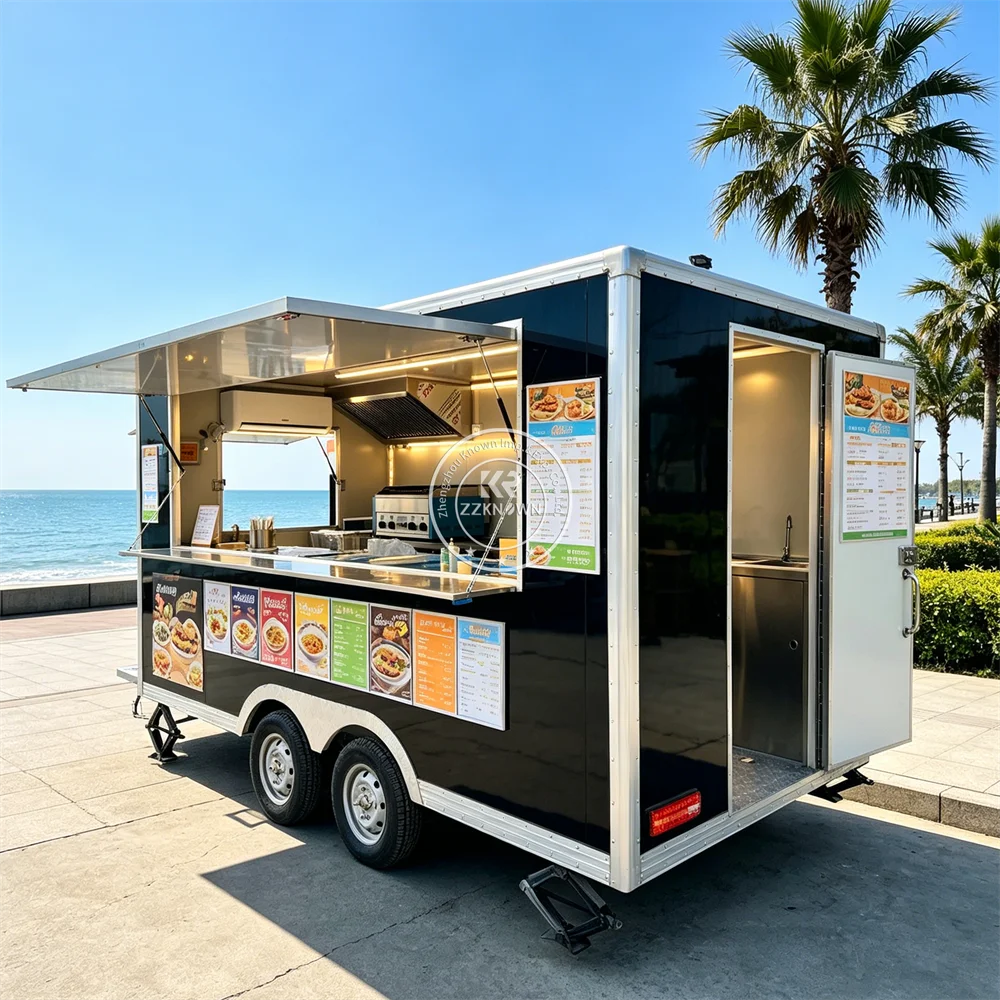 Concession Trailer Mobile Food Cart Ice Cream Bubble Tea Food Truck Mobile Kitchen Trailer Mobile Business Food Trailer For Sale
Concession Trailer Mobile Food Cart Ice Cream Bubble Tea Food Truck Mobile Kitchen Trailer Mobile Business Food Trailer For Sale