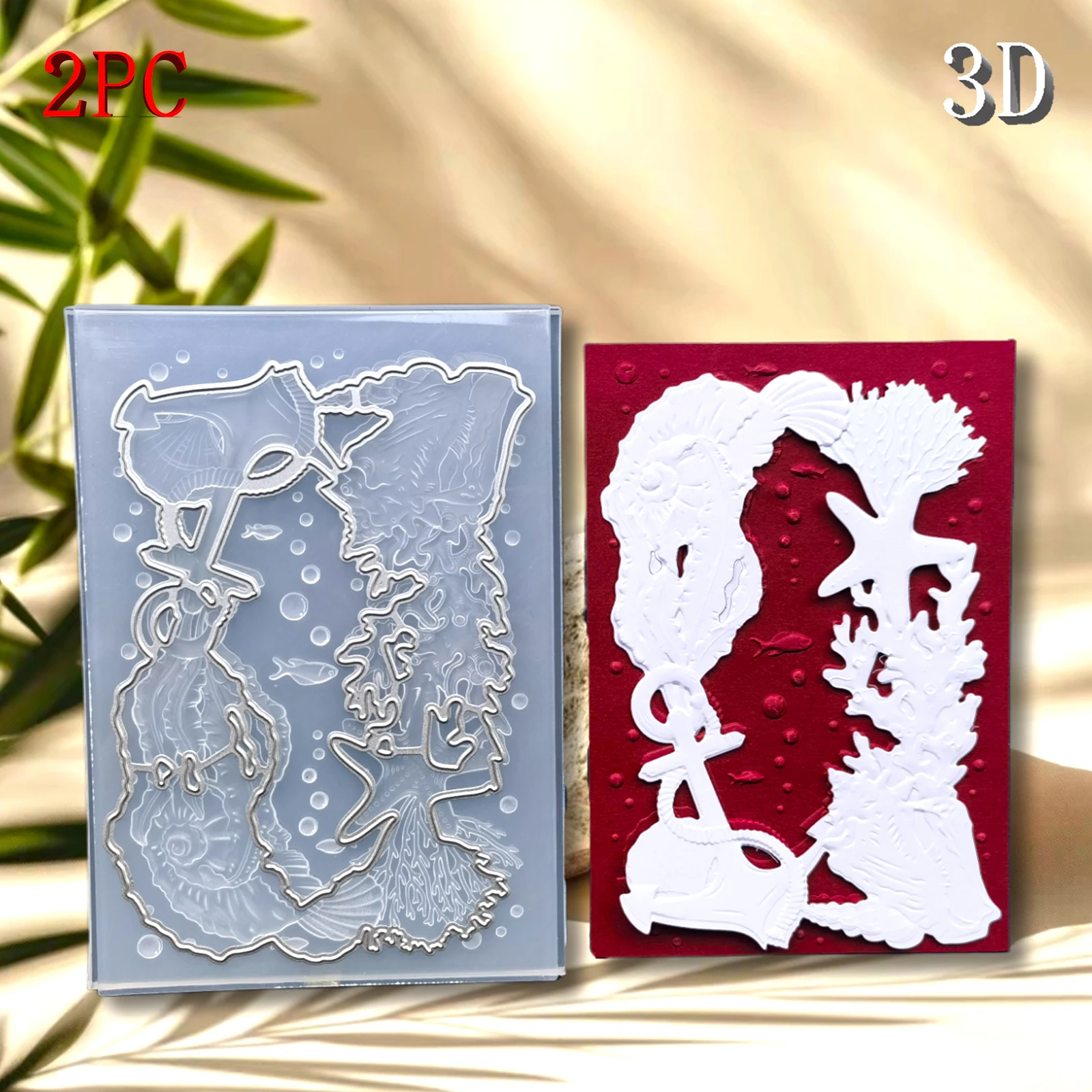 Design 3D embossed folder and die-cutting set for "Ocean Dream: Exploring the Mysterious World of the Deep Sea", suitable for sc
Design 3D embossed folder and die-cutting set for "Ocean Dream: Exploring the Mysterious World of the Deep Sea", suitable for sc