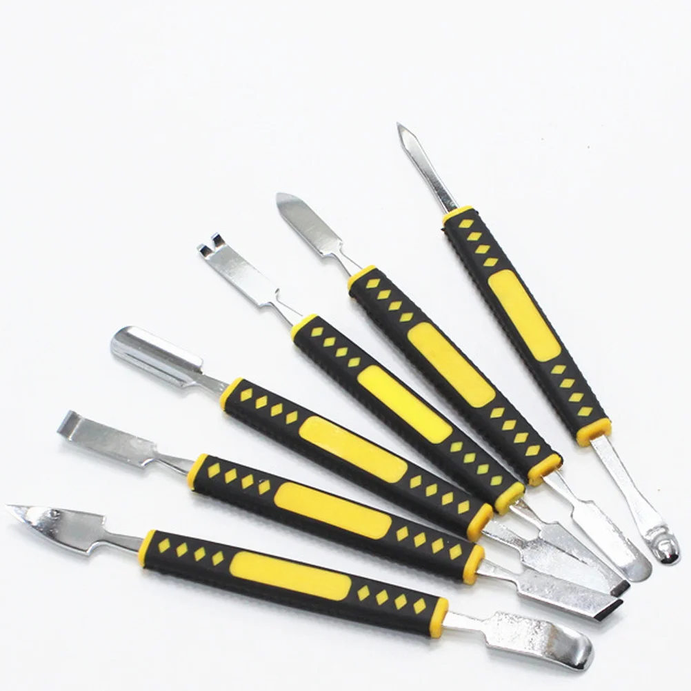 6Pcs Crowbar Tool Kit Professional Grade Steel Pry Bars for Digital Device Repair Disassembly Maintenance Set Bar
6Pcs Crowbar Tool Kit Professional Grade Steel Pry Bars for Digital Device Repair Disassembly Maintenance Set Bar