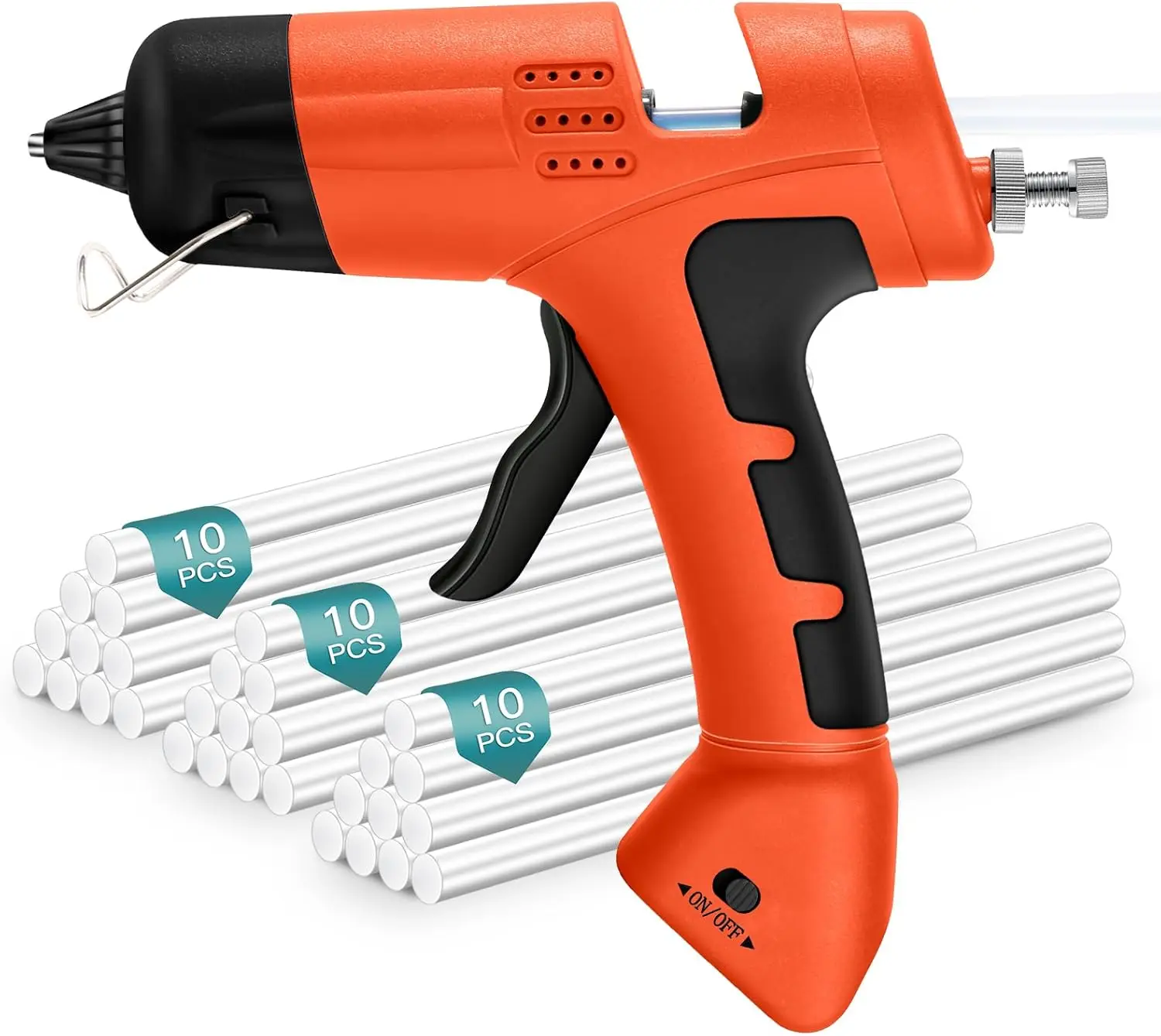 Cordless Hot Glue Gun 2600mAh Type-C Rechargeable, Fast Preheating 90s Anti-Drip, 32 Glue Sticks, Mini Glue Gun for Crafts DIY Repairs
Cordless Hot Glue Gun 2600mAh Type-C Rechargeable, Fast Preheating 90s Anti-Drip, 32 Glue Sticks, Mini Glue Gun for Crafts DIY Repairs