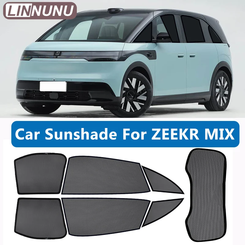 LINNUNU Car Sunshades For ZEEKR MIX 2026 Side Windows Magnetic Mesh Curtain Summer Sun Shade UV Protection Privacy accessories
LINNUNU Car Sunshades For ZEEKR MIX 2026 Side Windows Magnetic Mesh Curtain Summer Sun Shade UV Protection Privacy accessories