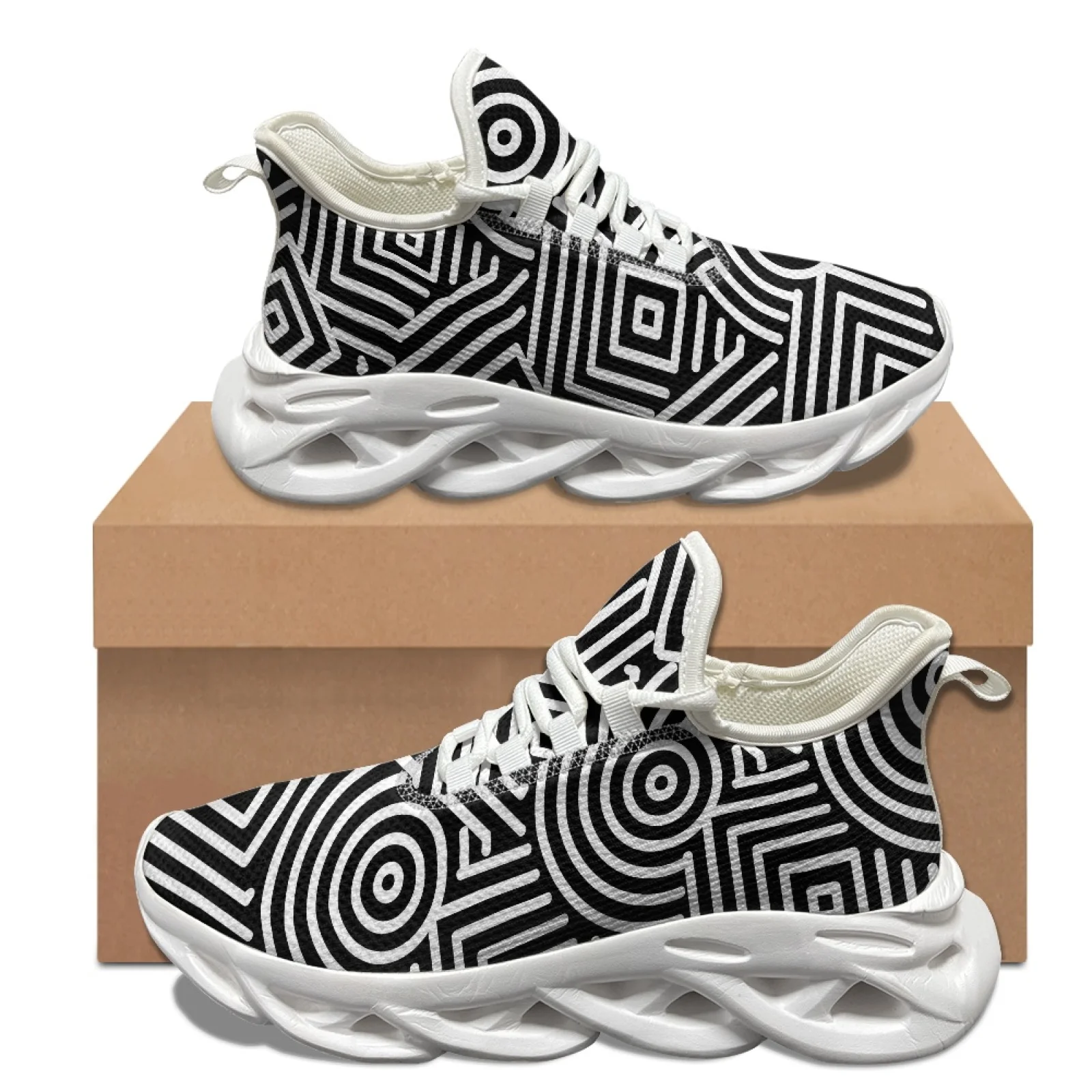 XIXIRIMIDO Blade Running Shoes Women's Lightweight Sneakers Men's Commuter Comfort Breathable Soft Lightweight Abstract Geometry
XIXIRIMIDO Blade Running Shoes Women's Lightweight Sneakers Men's Commuter Comfort Breathable Soft Lightweight Abstract Geometry