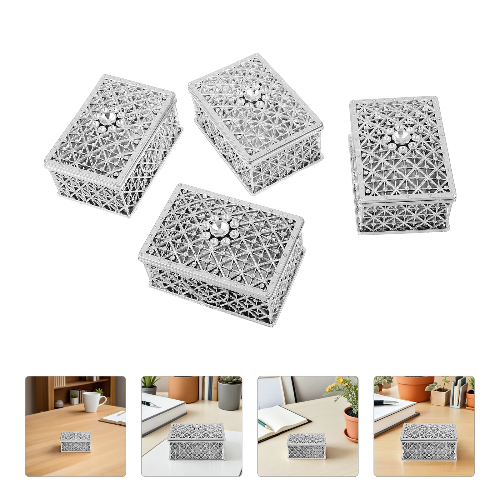 12pcs Treasure Chest Trinket Candy Storage Organizer Vintage Jewelry Box Hollow Design Decorative Keepsake Holder Wedding
12pcs Treasure Chest Trinket Candy Storage Organizer Vintage Jewelry Box Hollow Design Decorative Keepsake Holder Wedding