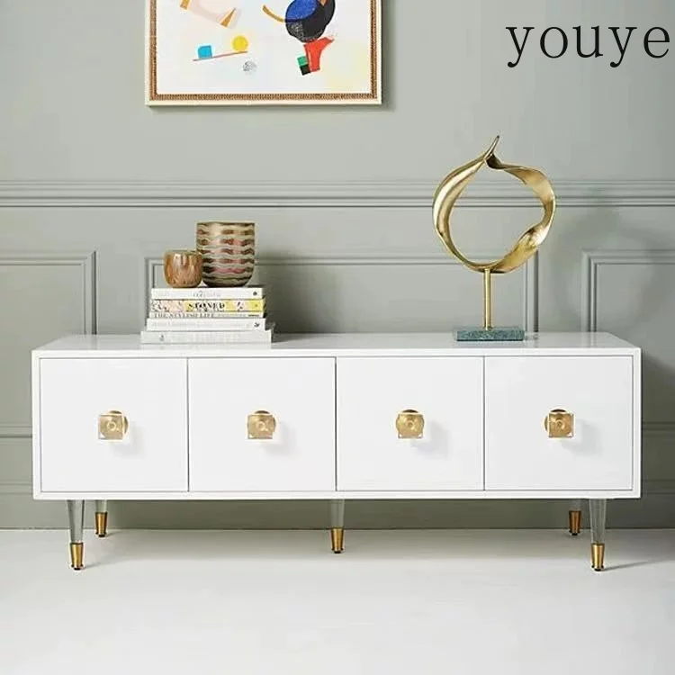 Nordic TV cabinet Italian retro bedroom storage cabinet Modern simple four-door locker Home model room customization
Nordic TV cabinet Italian retro bedroom storage cabinet Modern simple four-door locker Home model room customization