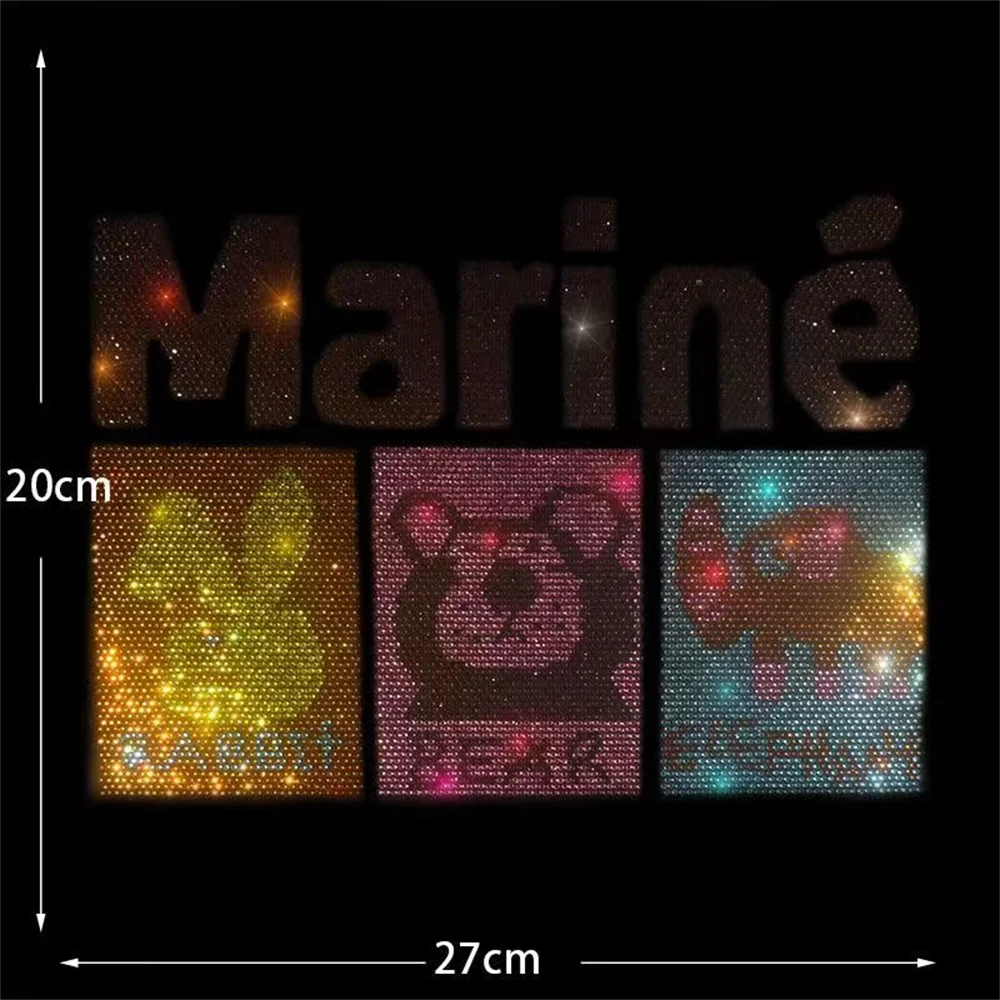Iron on Rhinestone Patch for Clothing Cartoon animals bear rabbit DIY Exquisite Patch Clothing Decoration Accessories
Iron on Rhinestone Patch for Clothing Cartoon animals bear rabbit DIY Exquisite Patch Clothing Decoration Accessories