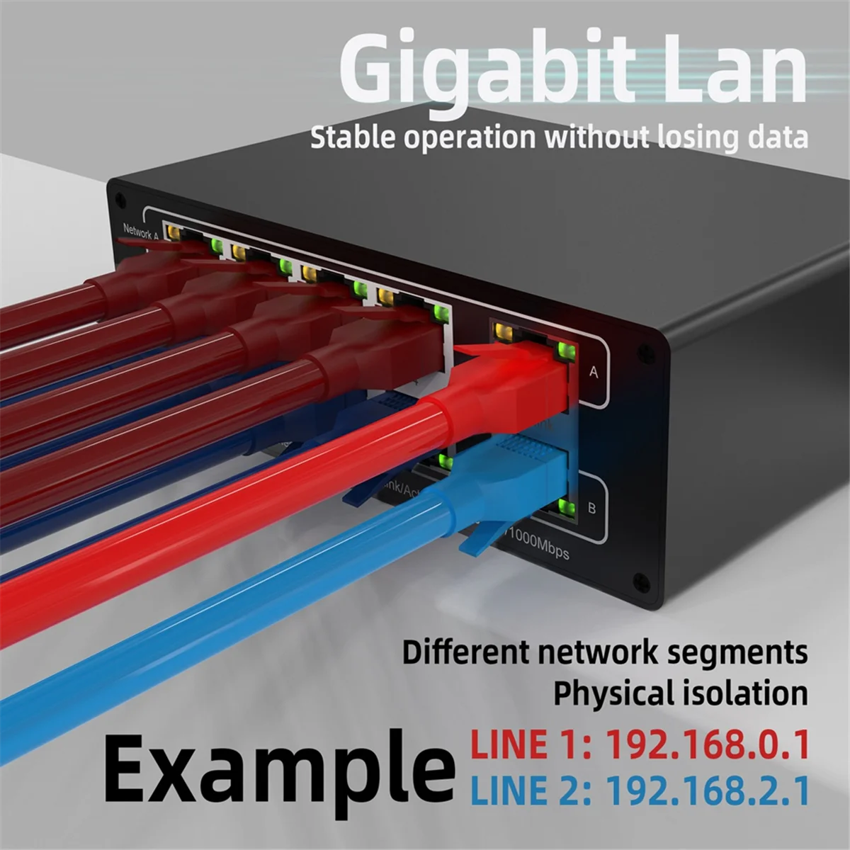 A62T-Network Gigabit 8-Port Network Sharer RJ45 Expansion Gigabit Network Port Network Splitter Simultaneous Internet Access
A62T-Network Gigabit 8-Port Network Sharer RJ45 Expansion Gigabit Network Port Network Splitter Simultaneous Internet Access
