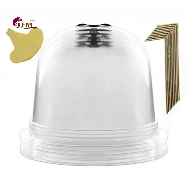 AEA9-6PCS многоразовый пластиковый колокольчик для теплицы, сада, растений, защита от мороза, защита от замерзания, купольная изоляционная крышка
AEA9-6PCS многоразовый пластиковый колокольчик для теплицы, сада, растений, защита от мороза, защита от замерзания, купольная изоляционная крышка
