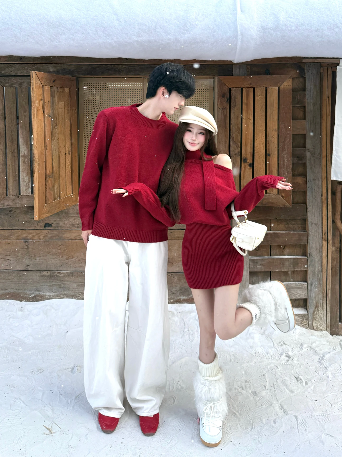 Unique Design Couple Sweater Dress Shoulder Bared Knitted Long Sleeve round Neck Warm Casual Streetwear for Engagement And We...
Unique Design Couple Sweater Dress Shoulder Bared Knitted Long Sleeve round Neck Warm Casual Streetwear for Engagement And We...