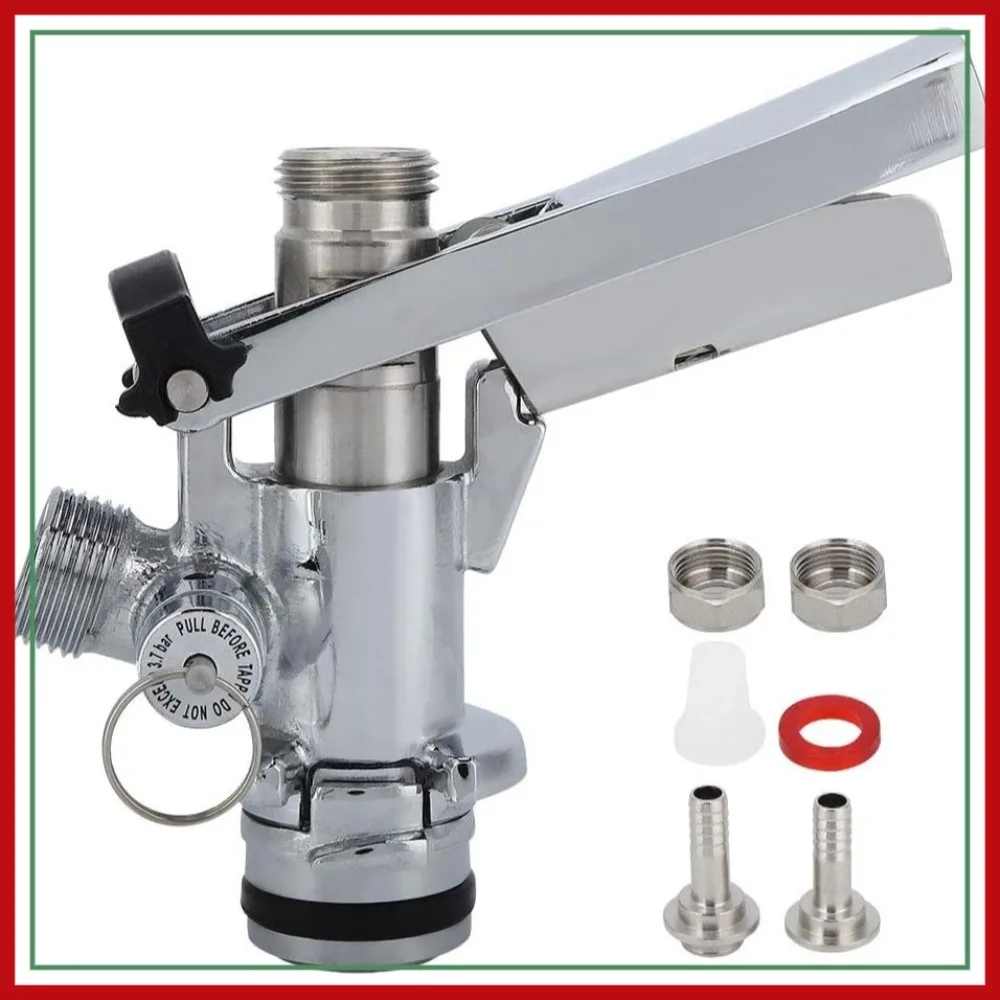 Stainless Steel Keg Coupler G5/8 U Type Beer Dispenser for Home Bar Restaurant
Stainless Steel Keg Coupler G5/8 U Type Beer Dispenser for Home Bar Restaurant