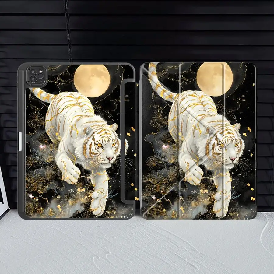 Golden White Tiger Holder Cover Tablet Case For iPad Air 4 5 M3 M2 M4 11inch Mini 6 7 Pro 2025 Pro 11th 10th 9th 8th 7th
Golden White Tiger Holder Cover Tablet Case For iPad Air 4 5 M3 M2 M4 11inch Mini 6 7 Pro 2025 Pro 11th 10th 9th 8th 7th