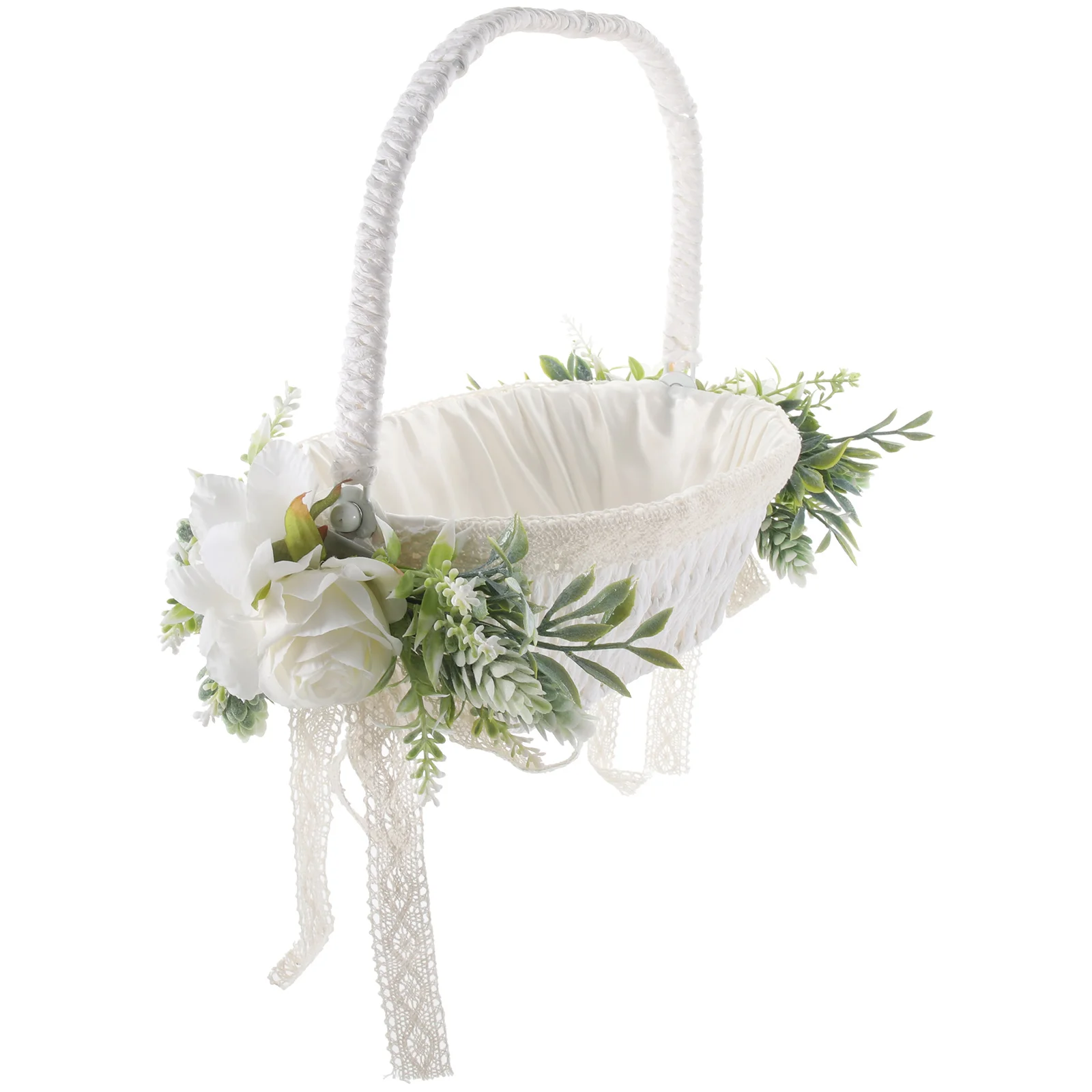 Handmade Woven Flower For Wedding Party Storage With Handle Elegant Rustic Style Basket For Flowers Fruits Candies Home Use
Handmade Woven Flower For Wedding Party Storage With Handle Elegant Rustic Style Basket For Flowers Fruits Candies Home Use