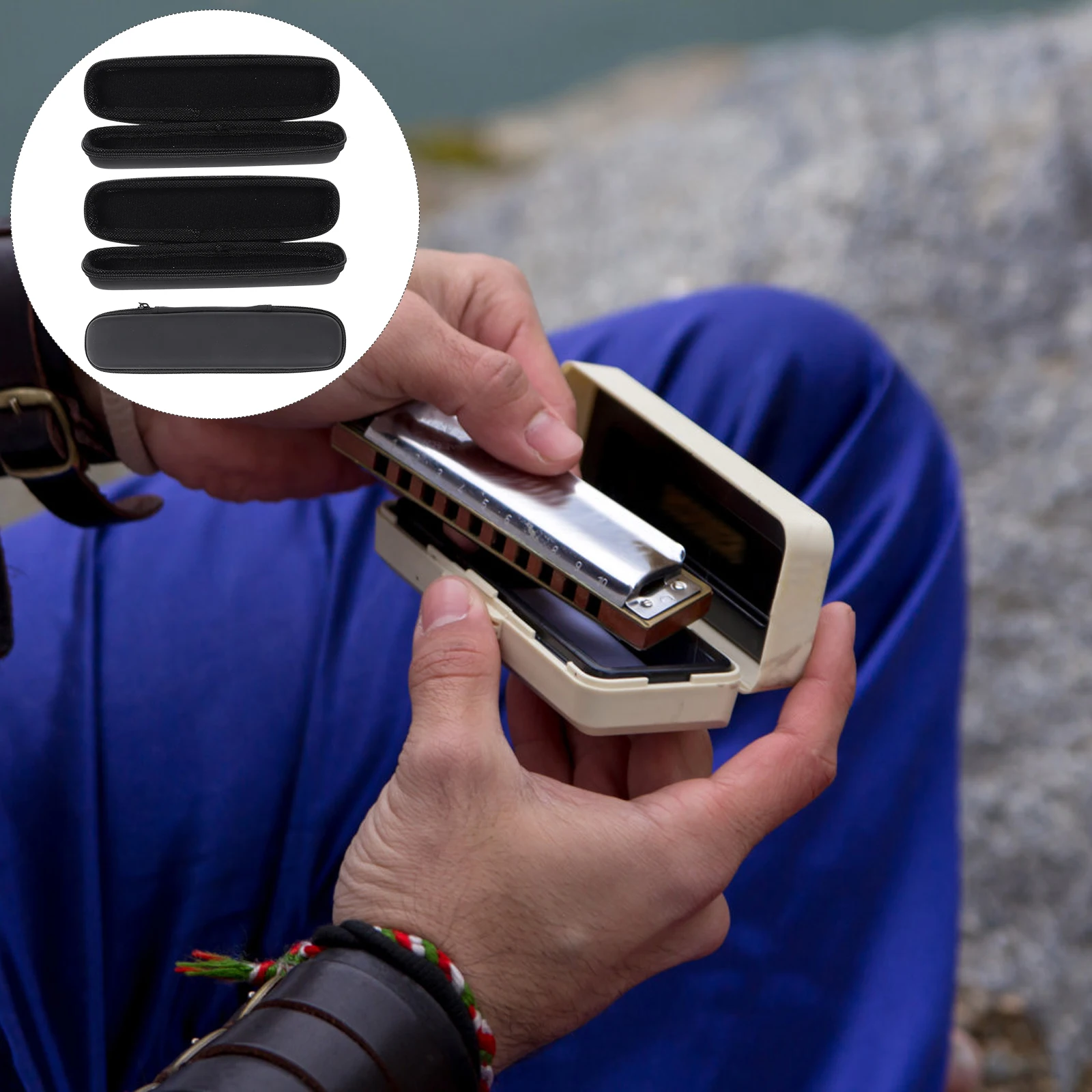 3 Pcs Harmonica Storage Bag Shockproof Durable Case for Accessories Small Lightweight Portable Polyester Cover
3 Pcs Harmonica Storage Bag Shockproof Durable Case for Accessories Small Lightweight Portable Polyester Cover