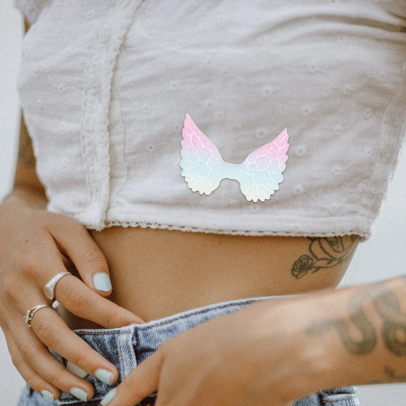 50 Pcs Garment Wings Headdress Accessories Miniature Figurines to Weave Fabric Cute Cloth Costume Baby
50 Pcs Garment Wings Headdress Accessories Miniature Figurines to Weave Fabric Cute Cloth Costume Baby