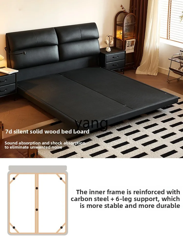 LMM light luxury suspension bed master bedroom high-end atmosphere leather adjustable soft bag bed
LMM light luxury suspension bed master bedroom high-end atmosphere leather adjustable soft bag bed