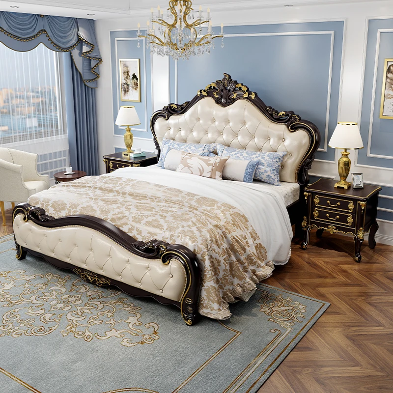 Castle Luxury Bed Modern Sofa Bedroom Frame Massage Bed Double Princess Sleeping Design Wooden Full Muebles Hotel Furniture
Castle Luxury Bed Modern Sofa Bedroom Frame Massage Bed Double Princess Sleeping Design Wooden Full Muebles Hotel Furniture