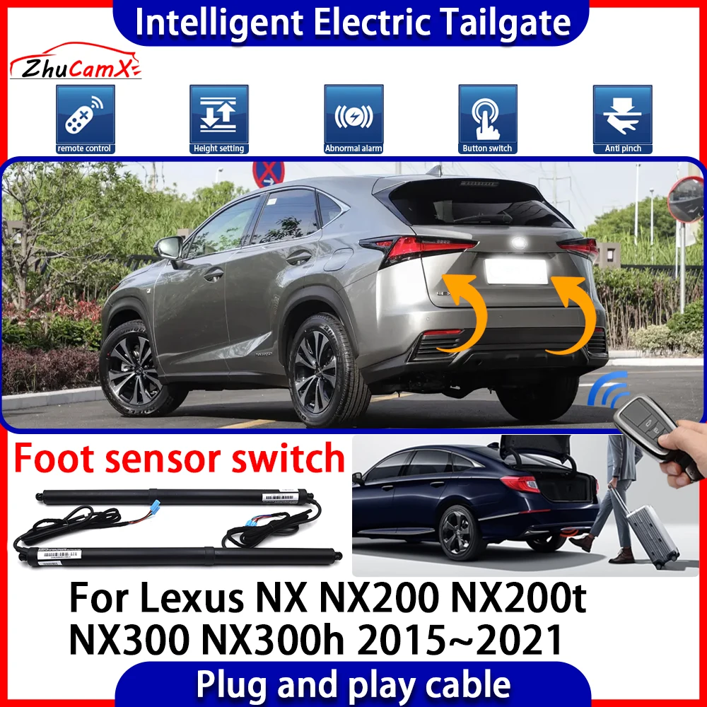 Car Automatic Lifting kit Trunk Intelligent Electric Tail Gate Lift Tailgate for Lexus NX NX200 NX200t NX300 NX300h 2015~2021
Car Automatic Lifting kit Trunk Intelligent Electric Tail Gate Lift Tailgate for Lexus NX NX200 NX200t NX300 NX300h 2015~2021