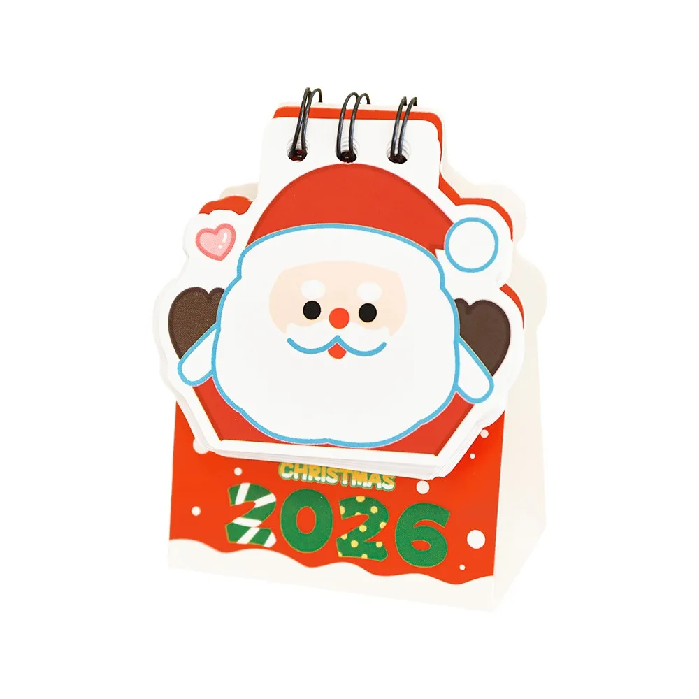 Cute Mini 2026 Desk Calendar Coil Binding Santa Claus Schedule Planner Cartoon Daily Planner Desktop Decoration
Cute Mini 2026 Desk Calendar Coil Binding Santa Claus Schedule Planner Cartoon Daily Planner Desktop Decoration