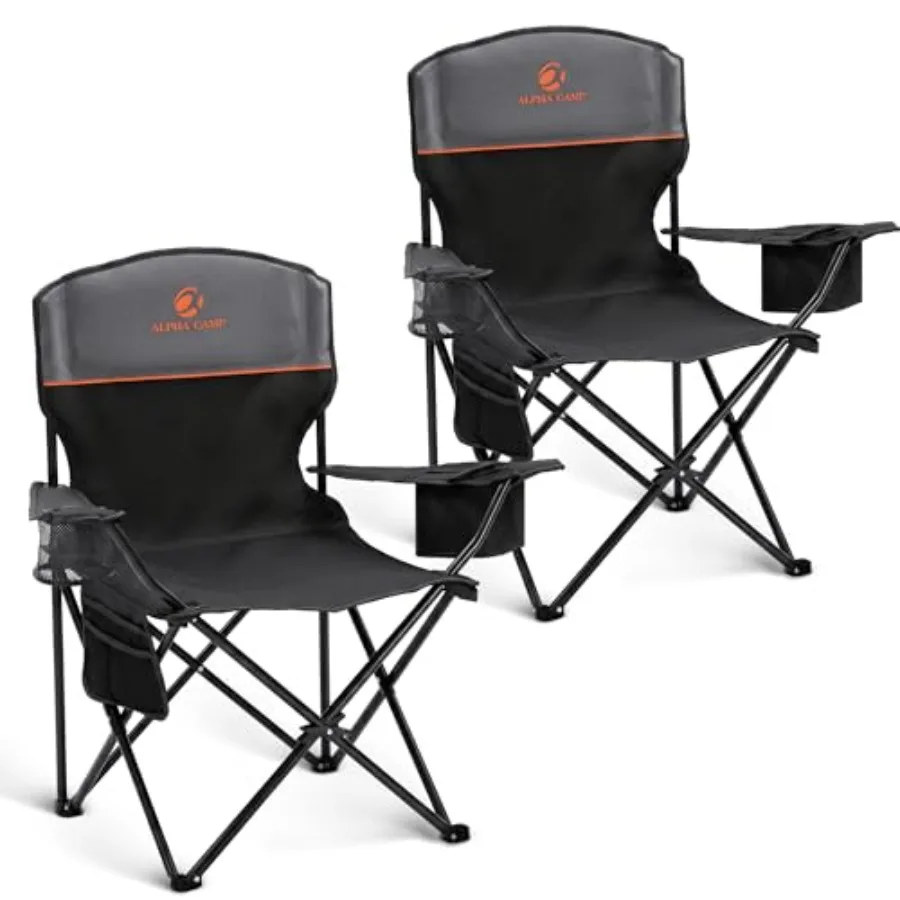 Camping Chairs 350LBS Ccity Heavy Duty Folding Chair with 4-Can Cooler Bag Portable Outdoor Chair with Cup Holder for Adults Co
Camping Chairs 350LBS Ccity Heavy Duty Folding Chair with 4-Can Cooler Bag Portable Outdoor Chair with Cup Holder for Adults Co