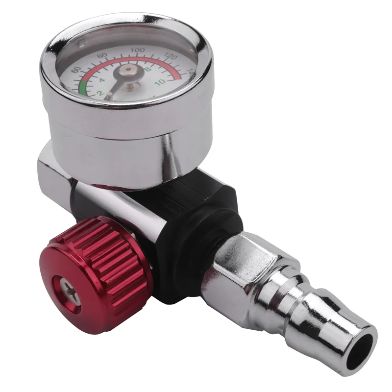 ABFKL 1Pc 1/4 inch Bsp Mini Air Regulator Valve Tool Durable Small Tail Pressure Gauge 48 x 60mm With Nozzle For Spray Tool
ABFKL 1Pc 1/4 inch Bsp Mini Air Regulator Valve Tool Durable Small Tail Pressure Gauge 48 x 60mm With Nozzle For Spray Tool