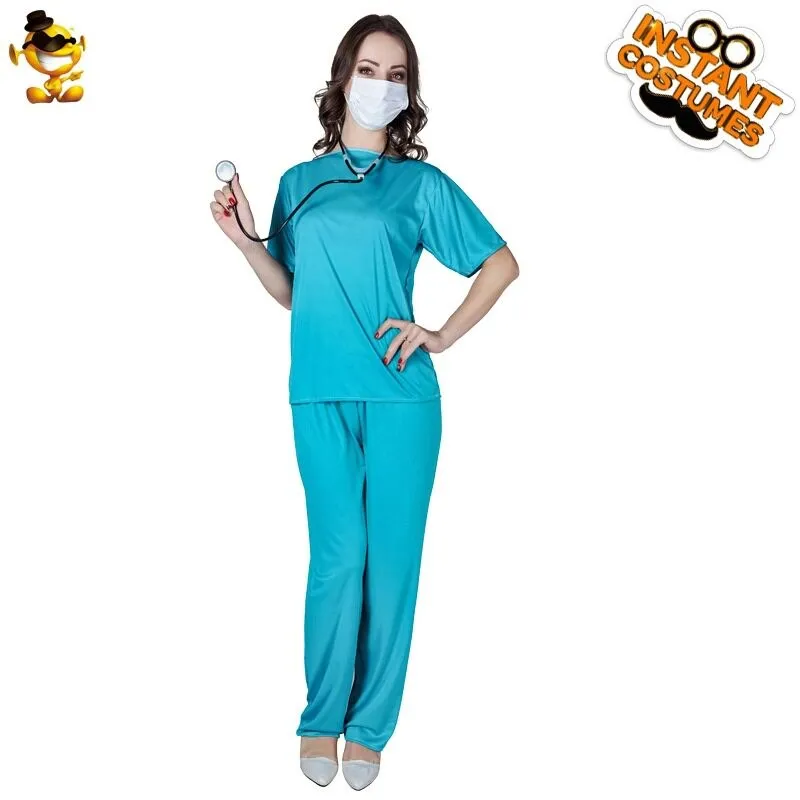 Blue Doctor Nurse Dress Masquerade Party Costume Halloween Women's Traditional Clothing Stage Performance Ethnic Wear
Blue Doctor Nurse Dress Masquerade Party Costume Halloween Women's Traditional Clothing Stage Performance Ethnic Wear